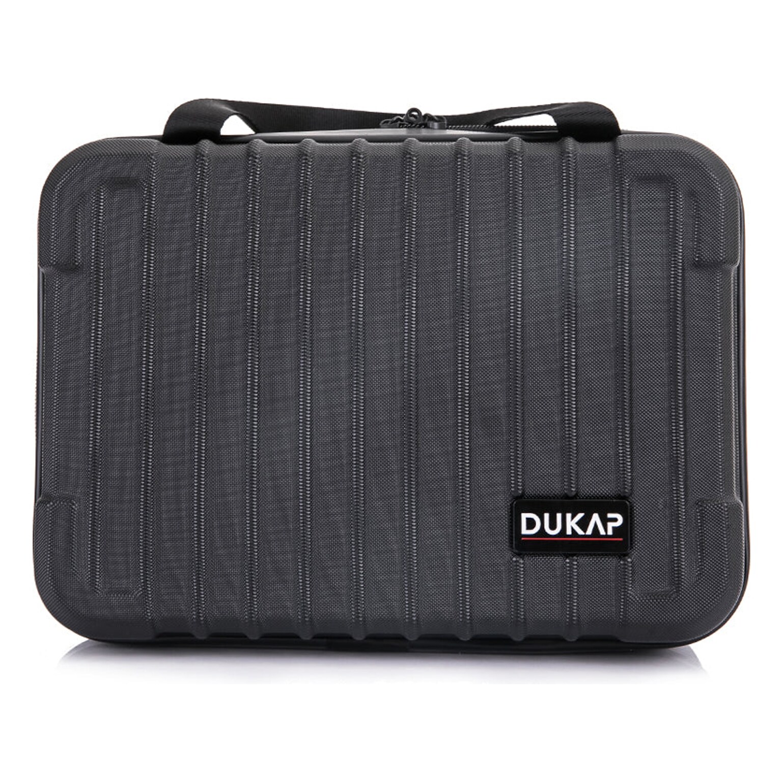 DUKAP Tour 11.5 Plastic Toiletry Bag, Water Resistant, Black (DKTOU00XS-BLK)