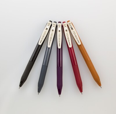 Sarasa Clip Vintage Gel Retractable 0.5mm Assort Light 5pk