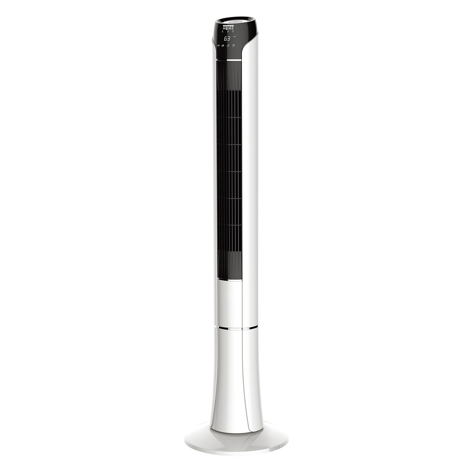 Techni Home Oscillating Tower Fan, 3 Speed, White/Black (RTA-48T-FAN)