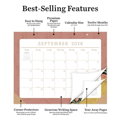 2026-2027 TF Publishing Monthly Deskpad Calendar (AY27-4202)