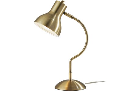 Simplee Adesso Elmhurst Desk Lamp, 17, Antique Brass (SL4917-21)