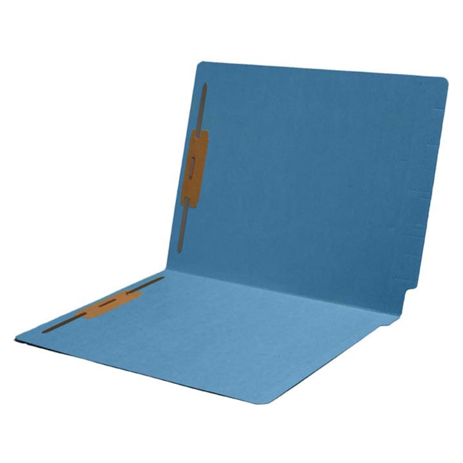 Medical Arts Press Recycled End Tab File Folder, Straight Cut, Letter-Size, Blue, 50/Box (S-09243-BLU)