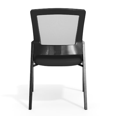 Flash Furniture Hercules Commercial Armless Stackable Side Chair, Black (HL0010W1BK)