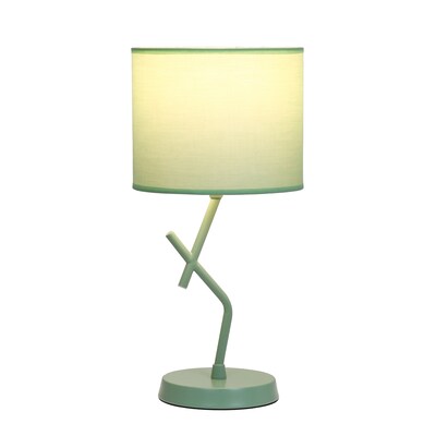 Simple Designs Abstract 17.13 LED Table Lamp, Green (LT1172-GRN)