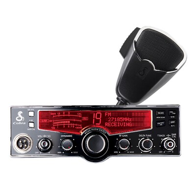 Cobra 40-Channel AM/FM NOAA Weatherband 29 LX CB Radio with 4-Color LCD Display, Black (CCBP29LX01)