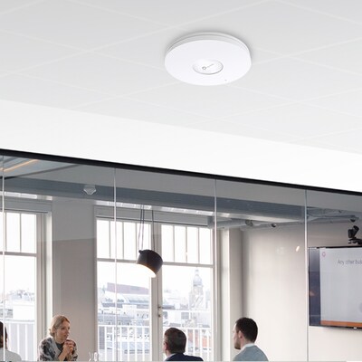 TP-Link AX5400 5378 Mbps Dual-Band PoE WiFi 6 Access Point, White (EAP670)