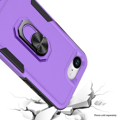SaharaCase Raider Series Phone Case for iPhone 16e, Shock Absorbing, Purple (CP00819)