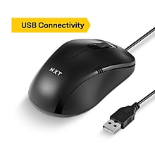 NXT Technologies™ Optical USB Mouse, Black (NX60905)