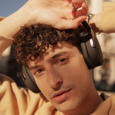 Edifier Wireless Active Noise Canceling Folding Over-Ear Headphones, Bluetooth, Black (WH950NB)