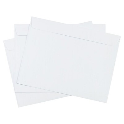 JAM Paper 9 x 12 Booklet Commercial Envelopes, White, 50/Pack (13751H)