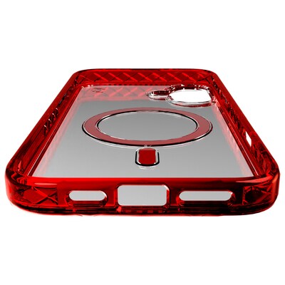cellhelmet Magnitude Series MagSafe Phone Case for iPhone 16 Plus, Shock Absorbing, Lava Red (CM-105-LR)