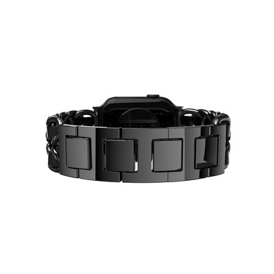 LAX Stylish Metallic Band for Apple Watch, Black