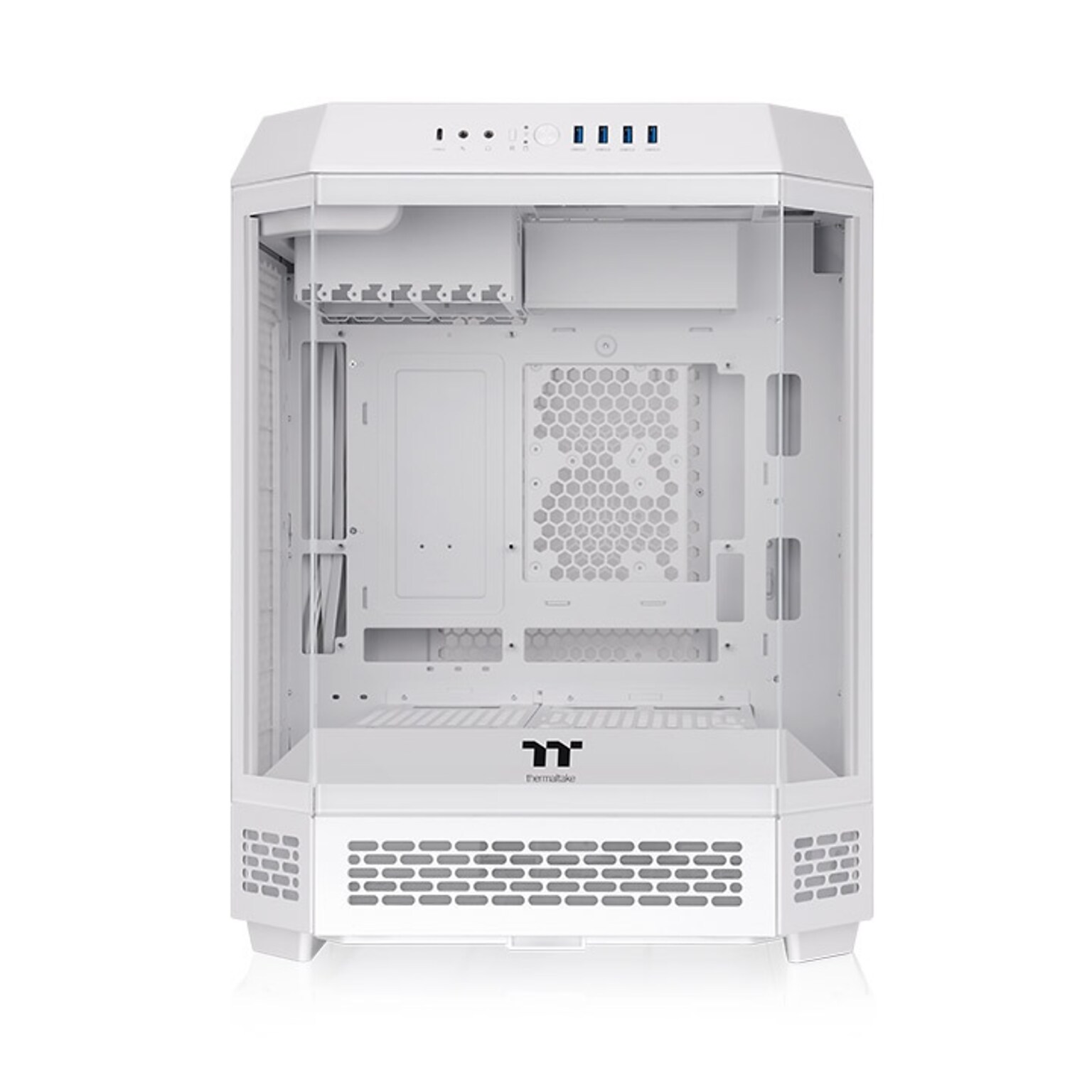 Thermaltake Tower 600 ATX Mid Tower Computer Case, Snow (CA-1Z1-00M6WN-00)