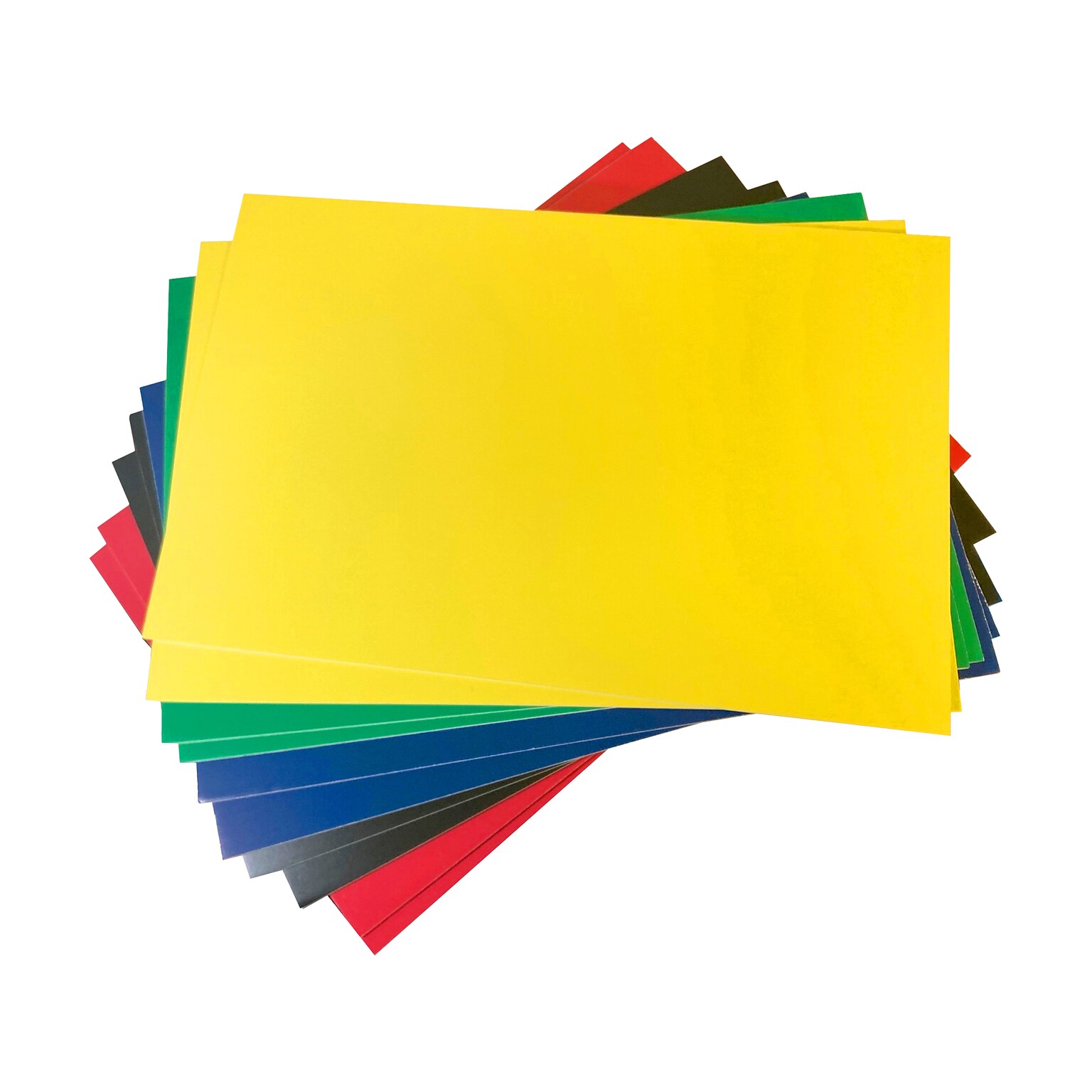 Flipside Foam Displays, 2.5 x 2, Assorted Colors, 10/Carton (20320)