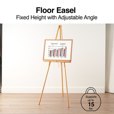Quill Brand® Display Easel, 64, Natural Pine Hardwood (28219US/50447US)