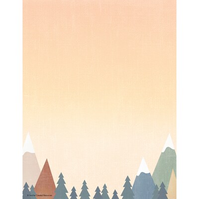 Teacher Created Resources Moving Mountains  8.5 x 11 Color Specialty Paper, 50 lbs., 50 Sheets/Ream, 3/Ream (TCR9174-3)