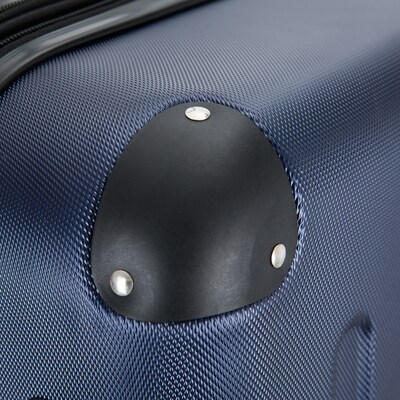 DUKAP Intely 2-Piece Hardside Spinner Luggage Set, TSA Checkpoint Friendly, Blue (DKINT0SM-BLU)