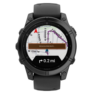 Garmin fenix E AMOLED Multisport GPS Smartwatch, Slate Gray & Black, 47mm (GRM0302503)