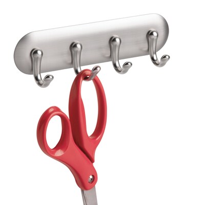 iDesign Wall Racks, Brushed Nickel, ABS (28179M2)