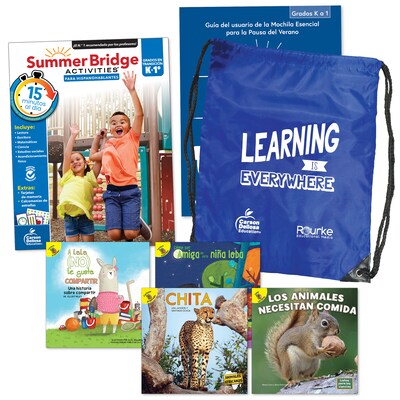 Summer Bridge Activities Summer Bridge Spanish Backpack, Grade K-1 Workbook, 7/Set (CD-145436)