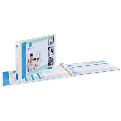 Photo 1 of **Minor damage** Avery 3" 3-Ring View Binder, White (72127)