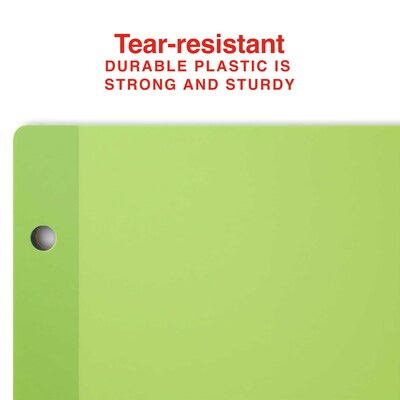 Staples Large Tab Insertable Plastic Dividers, Multicolor, 8-Tabs (ST62973)