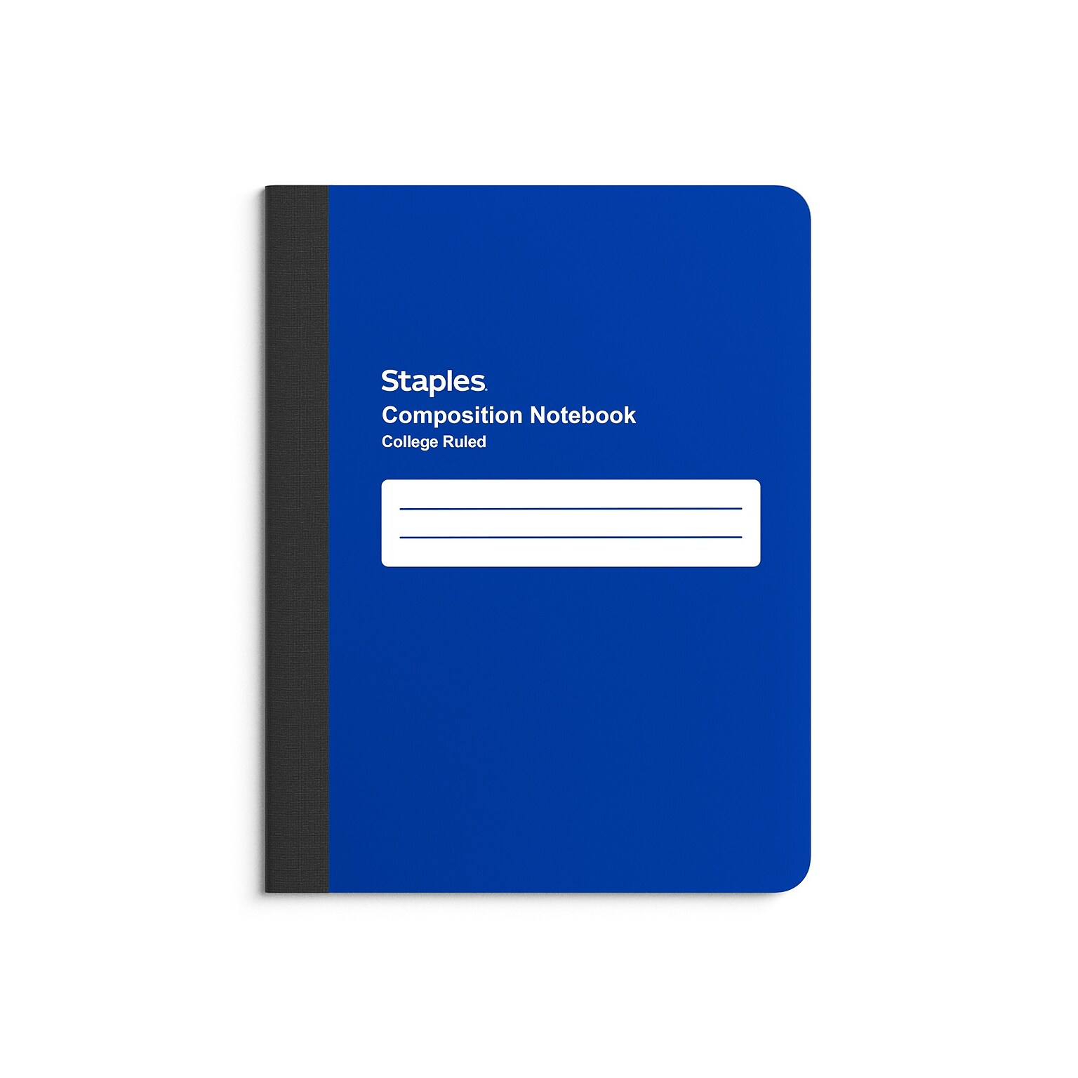 Staples® Poly Composition Notebook, 7.5 x 9.75, College Ruled, 80 Sheets, Assorted Colors (ST54889)