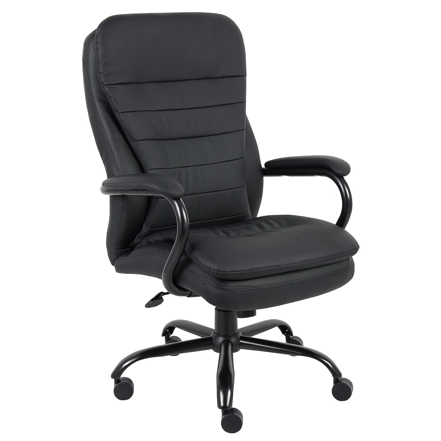 Boss Office Products CaressoftPlus Executive Big & Tall Chair, Black (B991-CP)