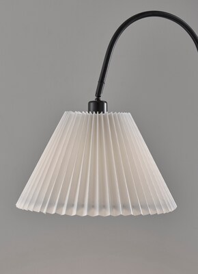 Adesso Thalia 58.5" Black Floor Lamp with Empire Shade (SL2614-01)