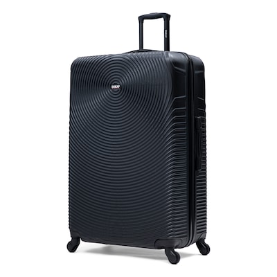 DUKAP Inception 33.86 Hardside Suitcase, 4-Wheeled Spinner, TSA Checkpoint Friendly, Black (DKINC00XL-BLK)