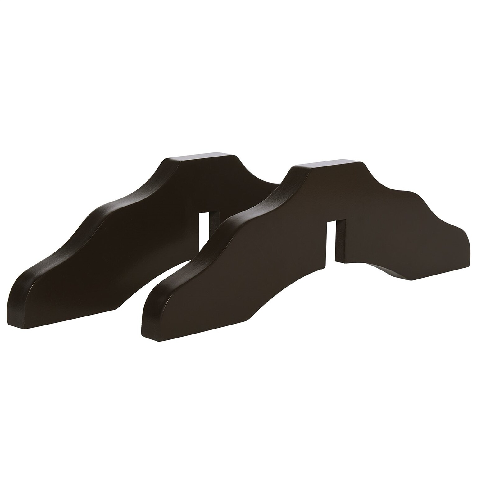 Arf Pets Support Feet for Pet Gate for The Arf Pets Dog Gates Model APDGWD4P, Espresso, Set of 2 (APSPT2)