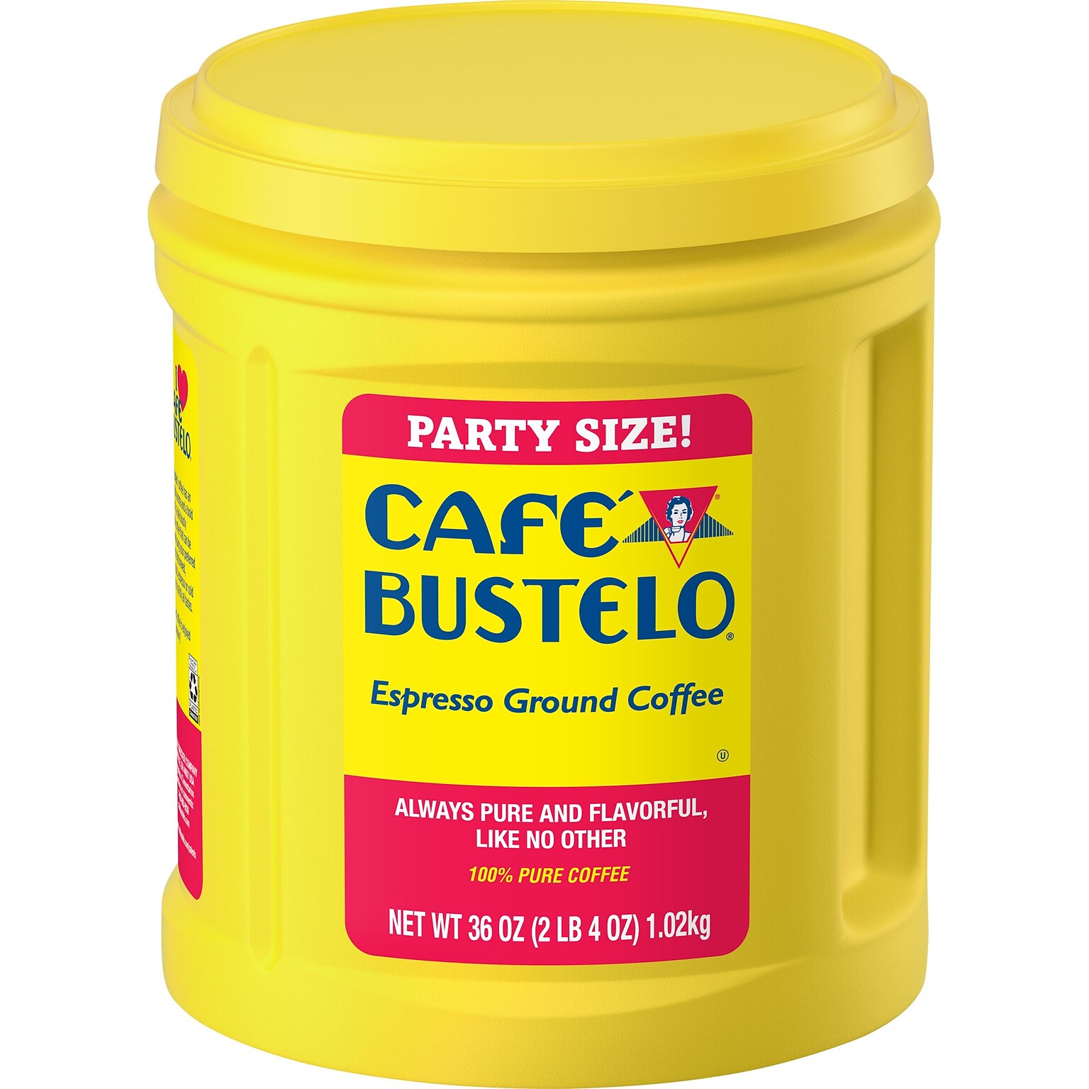 Café Bustelo Espresso Ground Coffee, Dark Roast, 36 oz. (SMU00055)