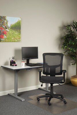 Alera® Elusion® II Series Height & Width Adjustable Arm Ergonomic Mesh Computer and Desk Chair, Black (ALEELT4218S)