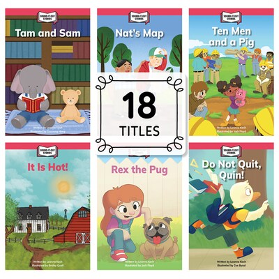 Creative Teaching Sound-It-Out Stories Decodable Readers Picture Book Set 1, 18 Books/Set (CTP11021)