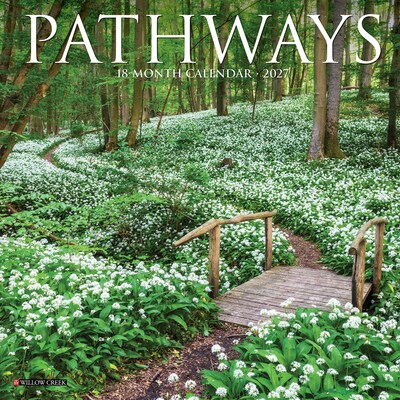 2027 Willow Creek Pathways 7 x 7 Monthly Wall Calendar, Assorted Colors (64139)