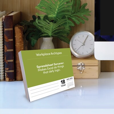 2026 Willow Creek Office Lingo 6.2" x 5.4" Day-to-Day Calendar (54345)