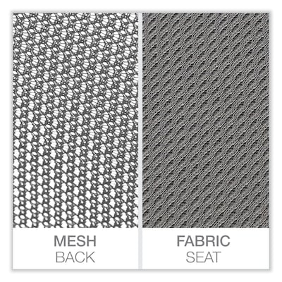 Alera® Fixed Arm Fabric Task Chair, Gray (ALEWS42B47)