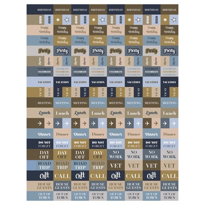 2025-2026 TF Publishing Francophile Flower 9" x 11" Academic Year Weekly & Monthly Planner, Paperboard Cover (AY26-9714)