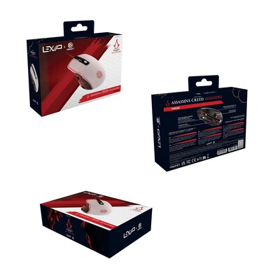 Lexip x Ubisoft Assassin's Creed Shadow Optical USB Gaming Mouse (UBXLXMS0001)