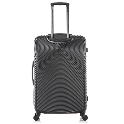DUKAP Inception 29.29" Hardside Suitcase, 4-Wheeled Spinner, TSA Checkpoint Friendly, Black (DKINC00L-BLK)