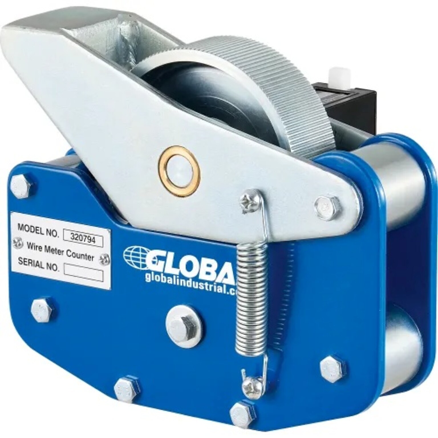 Global Industrial Heavy-Duty Wire Meter Counter, 1/16 - 1 Capacity (320794)