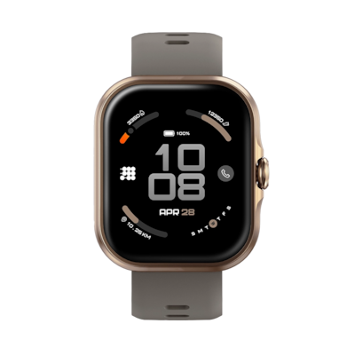 Cubitt Viva Lite Smart Watch, 46.99mm, Mocha Brown, Silicone Band (CT-VIVAL9)