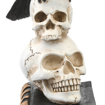 National Tree Company 11" Crow and Skulls Halloween Decor (PG11-FJ90758-1)