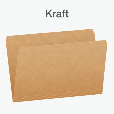 Pendaflex Heavy Duty File Folder, Straight Cut, Legal Size, Kraft, 100/Box (1007137)