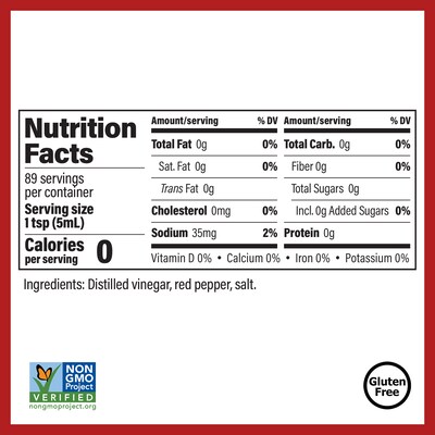 Tabasco Pepper Sauce, 15 oz. (220-00714)