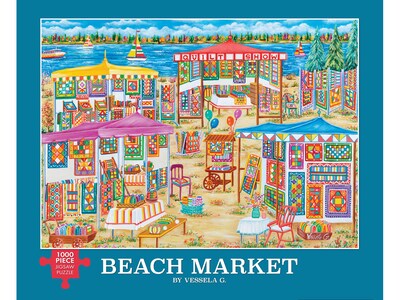 Willow Creek Beach Market 1000-Piece Jigsaw Puzzle (49458)