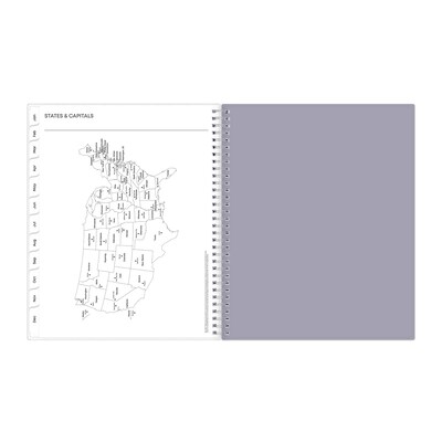2026 Blue Sky Ru Du Flore 8.5" x 11"  Weekly & Monthly Planner, Plastic Cover, Multicolored (101602-26)