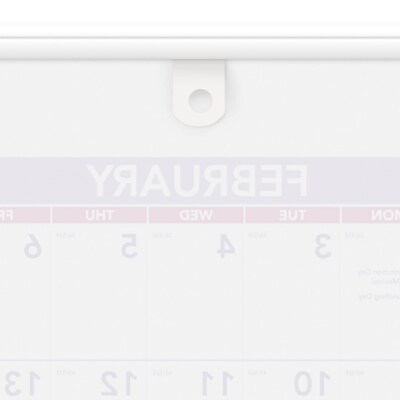 2026 AT-A-GLANCE 24" x 36" Yearly Wall Calendar, White/Purple (PM12-28-26)