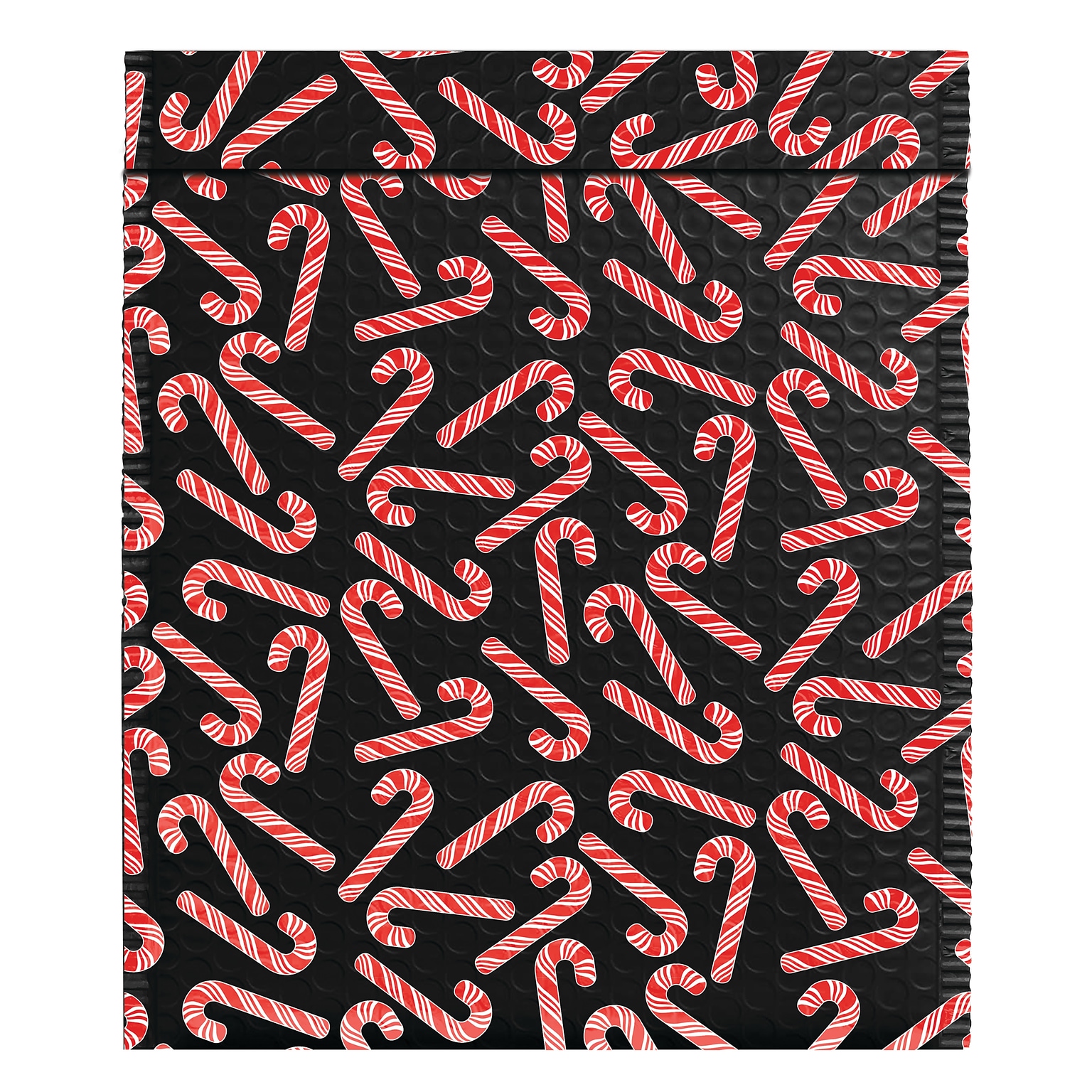 10 x 13 Bubble Mailer, Candy Canes, 25/pack (2021103)