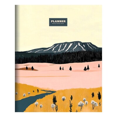 2027 TF Publishing Mountain Vista 6.5 x 8  Monthly Standard Planner, Paperboard Cover, Multicolored (27-4210)